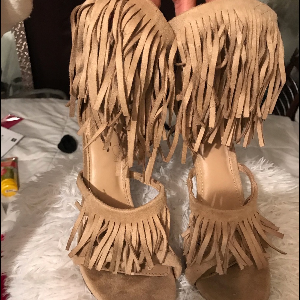 Cream color heels
